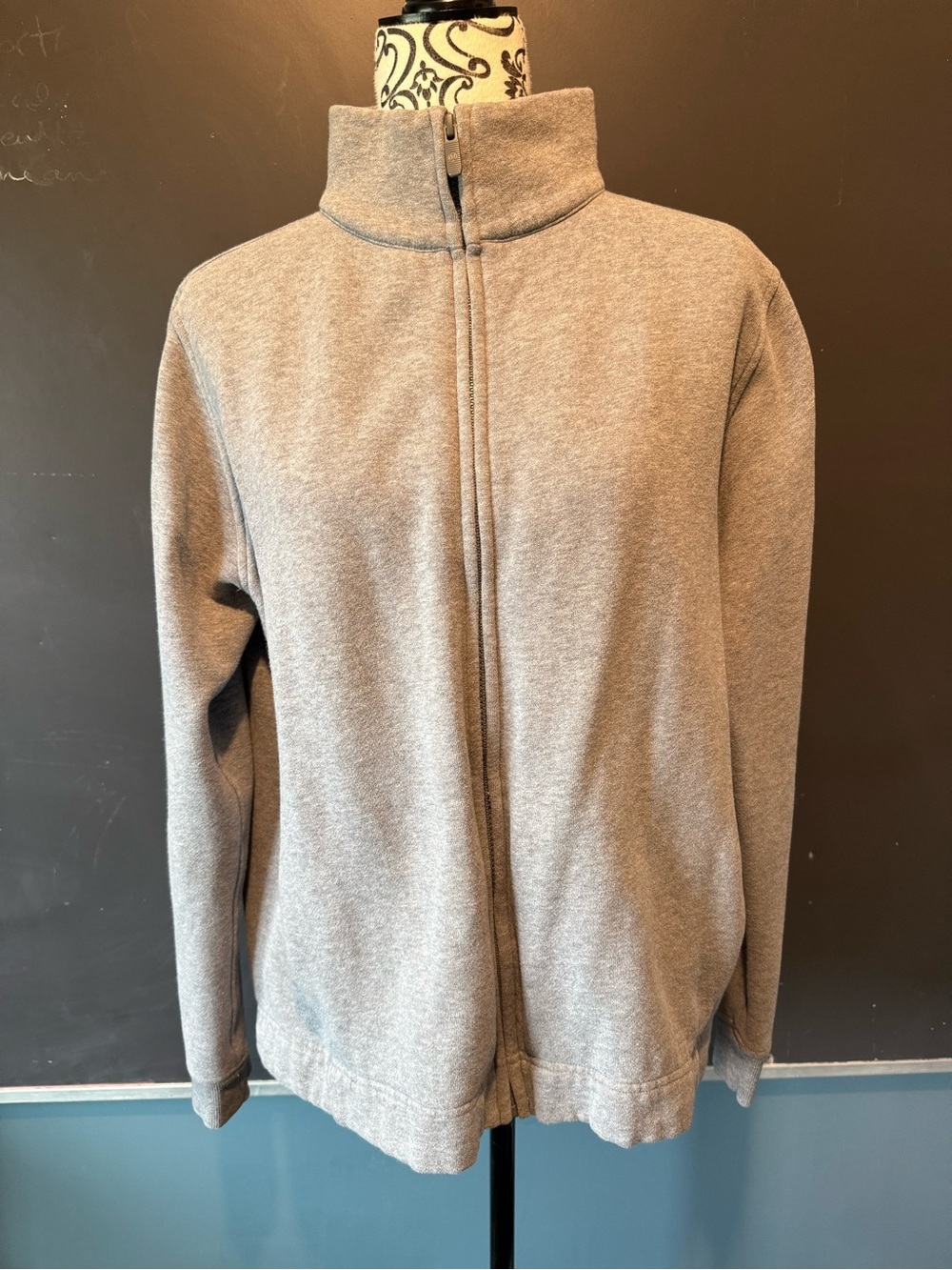 lululemon athletica Heathered Medium Grey Full-Zip Jacket
